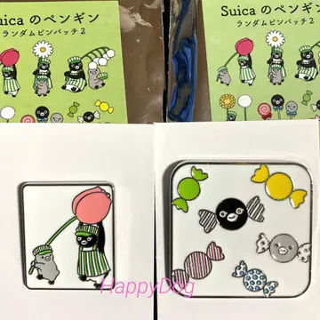 Suica 펭귄 아기 펭귄 랜덤 핀 배지 2개 세트