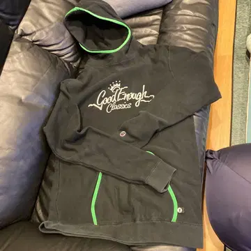 GOOD ENOUGH 클래식 후드티/XL/코튼/