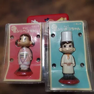 고개 흔드는 페코짱 포코짱 미니 피규어 세트