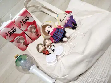 야마다 료스케 봉제 인형 피규어 응원봉 H+ 토트백