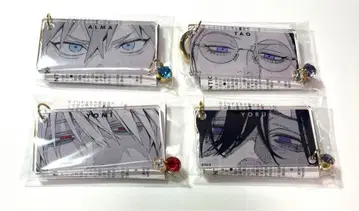 극락 거리 키링 컬렉션 키홀더 요미 요루 아르마 타오 4점 세트