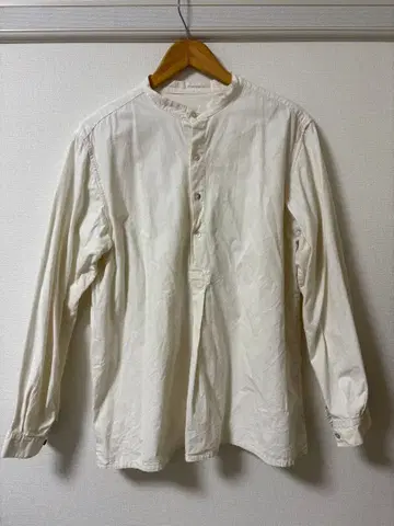 불가리군 그랑 파샤 셔츠 미색 조개 버튼