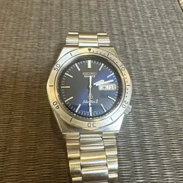 세이코 쿼츠 손목시계 실버 웨이브 Z 7546 작동품