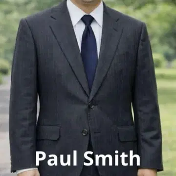 Paul Smith 다크 그레이 스트라이프 싱글 자켓 MX