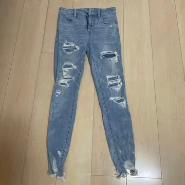 AMERICAN EAGLE 데미지 스키니 팬츠