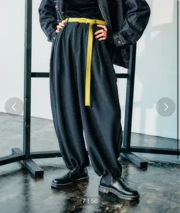 니코앤드 - 헤링본 2턱 페인터 팬츠 M 사이즈