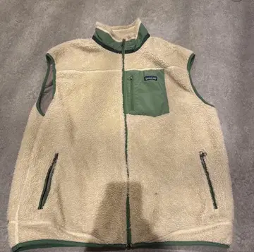 Patagonia 플리스 베스트 크림/그린