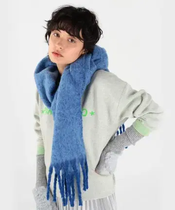 To b. by agnes b. 믹스 컬러 머플러