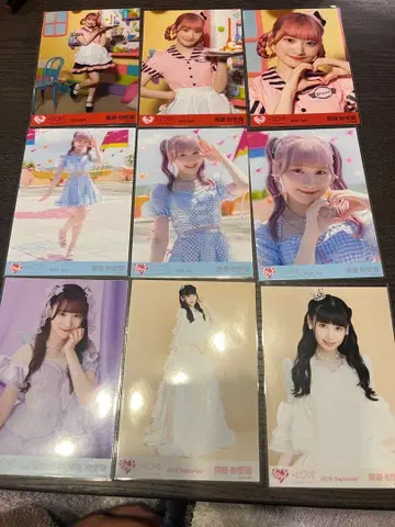 =LOVE 사이토 쥬아라 브로마이드 묶음 판매