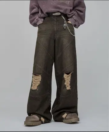 F/ON 데미지 데님