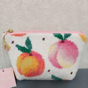 미사용 페이러 피치도트 파우치 피치 복숭아