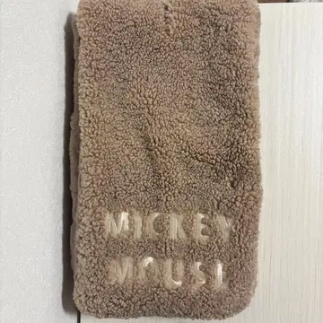 [새상품급] 디즈니 머플러 미키 보아 머플러 베이지