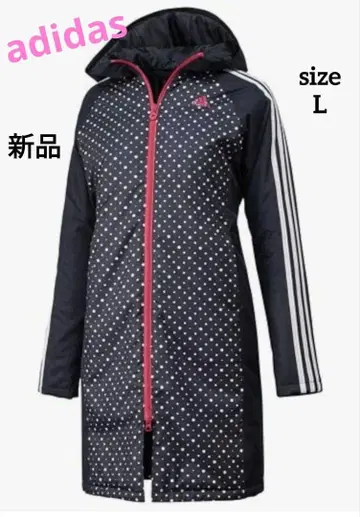 [새상품 특가] adidas 벤치 코트 롱 충전솜 코트 L 사이즈