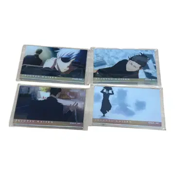 주술회전 트레이딩 아크릴 블록 4개 세트 고죠 사토루, 게토 스구루