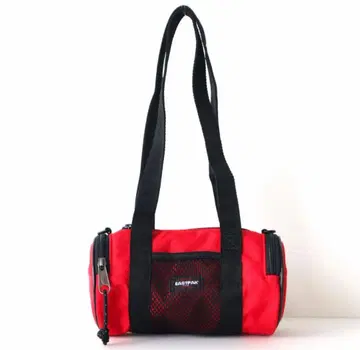 EASTPAK 레드 숄더백 메쉬 포켓 부착