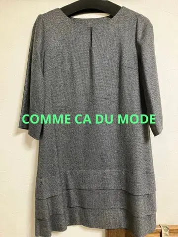 COMME CA DU MODE 7부 소매 원피스