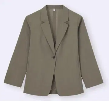 GU 라이트웨이트 테일러드 자켓 Z 다크 그레이