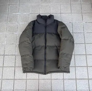 워크맨 다운 자켓 카키 그린