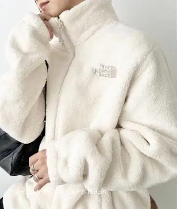 한국 한정판 THE NORTH FACE 아이보리 플리스 자켓 M