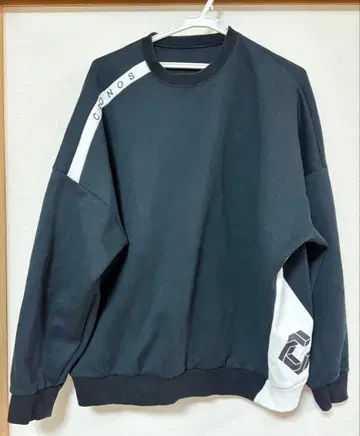 CRONOS 크루넥 트레이닝복 블랙x화이트