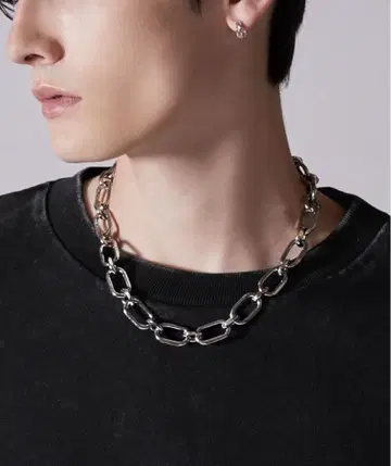 CLEL 체인 브라스 목걸이 파우치 포함