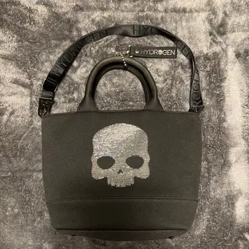 하이드로겐 Hydrogen 핸드백 스컬 스터드 블랙