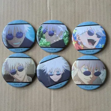 주술회전 고죠 사토루 캔뱃지 캐릭터 배지