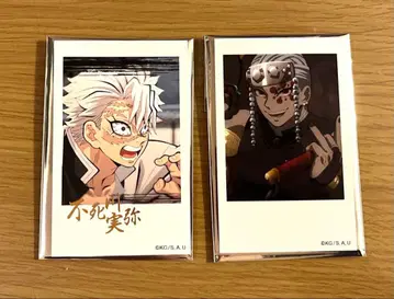 귀멸의 칼날 기둥 카페 폴라로이드풍 브로마이드 사네미 우즈이