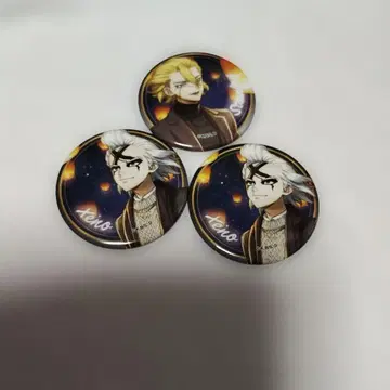 Dr.STONE Dr. 제노 & 스탠디 캔뱃지 신주쿠 마루이