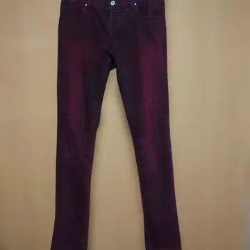 [ 5351 풀옴므 ] 데님 팬츠 와인 레드