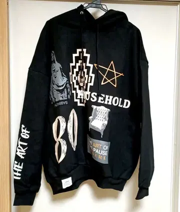 LIBERE 리베레 그래픽 후드티 M 사이즈 블랙