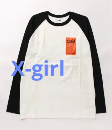 [ X-girl / 엑스걸 ] WORDS FACE B/B TEE