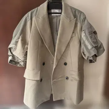 Sacai ma-1 하프 슬리브 자켓
