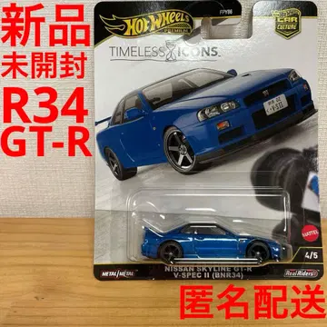 새상품 핫휠 타임리스 아이콘 닛산 스카이라인 GT-R R34