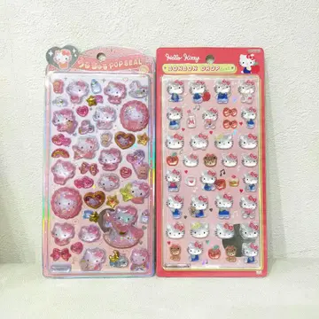 정품 봉봉 드롭씰 우루츄루 팝씰 산리오 키티