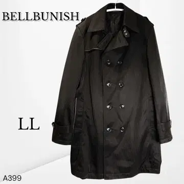 [벨브니쉬] 트렌치코트 더블 버튼 베이직 광택감 LL