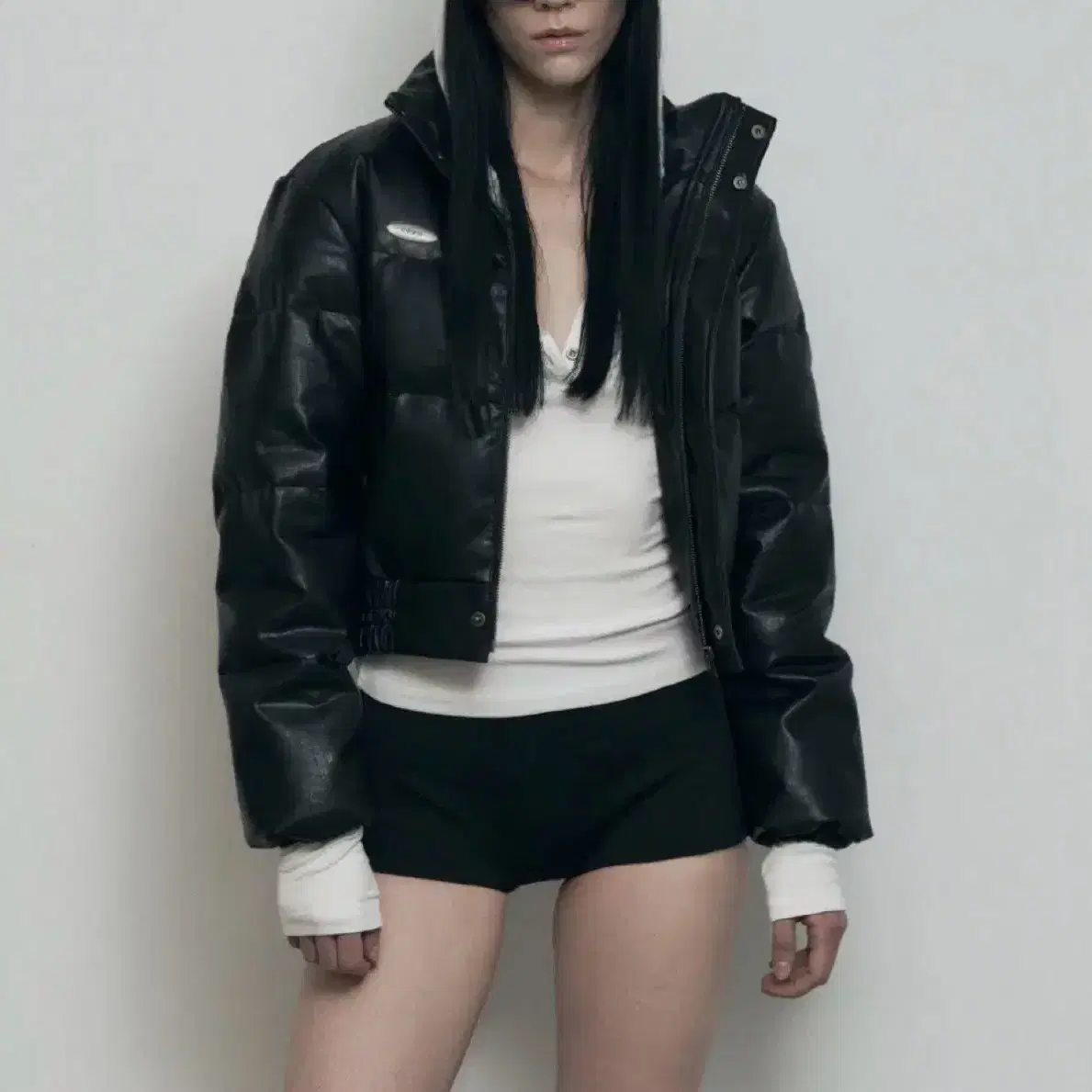 ジャケット・アウター Bohemian seoul leather blouson jumper BOHEMIAN SEOUL】25fw EMBO LOGO LEATHER JUMPER (BOHEMSEO/レザー