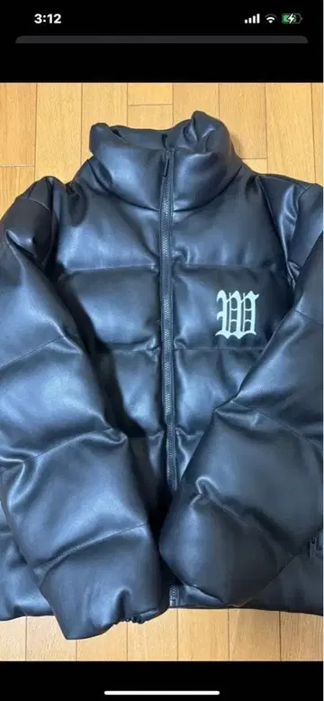 wasted paris 가죽 다운