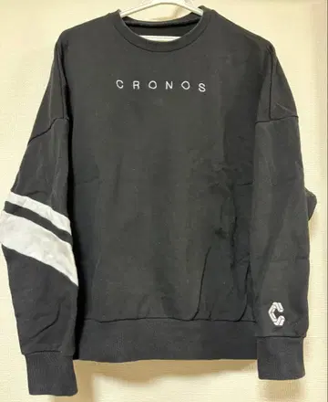 CRONOS 크루넥 트레이닝복 블랙x화이트