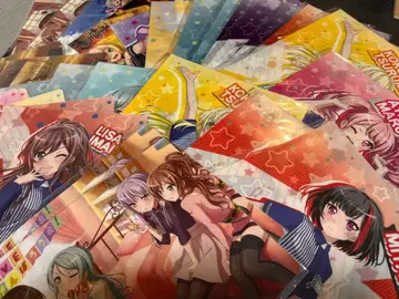 뱅드림 LAWSON 클리어 파일 세트