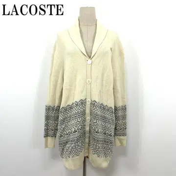 LA5209 LACOSTE 라코스테 롱 니트 가디건 베이지 L