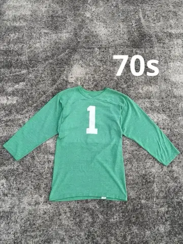 70s 금색 택 풋볼 티셔츠