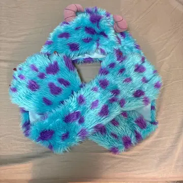 디즈니 샐리 팬캡 스카이블루 보라색