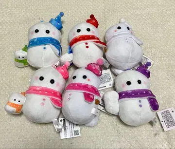 흔들리는 그라데이션 행복의 눈사람 덜덜 봉제 인형 SnowMan