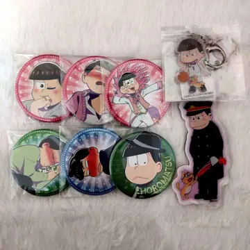 오소마츠 6쌍둥이 묶음 판매 캔뱃지 제비뽑기 상자 마츠시타 거리 외