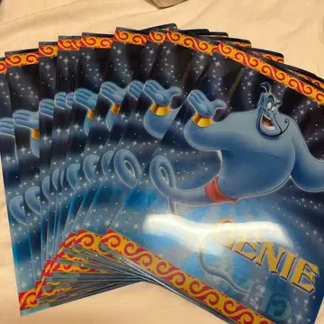 [새상품급] Disney 알라딘 지니 클리어 파일 10장 세트