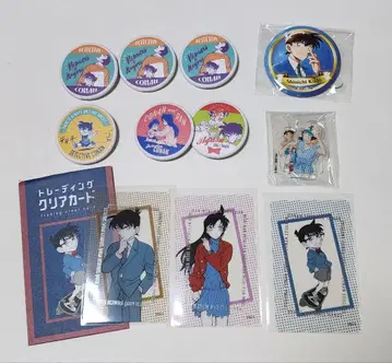 명탐정 코난 코난 탐정사 트레이딩 카드 캔뱃지 베이카 상점가 한정 가챠