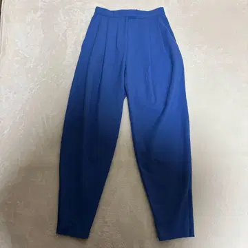 COS 코스 사이드 지퍼 턱 팬츠 블루 사이즈 32