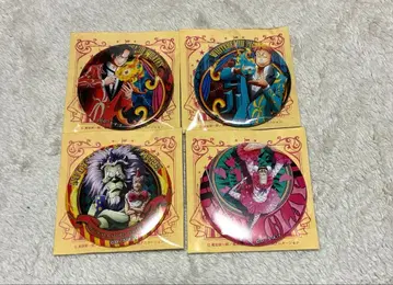 원피스 야라카나 캔뱃지 CIRCUS 마르코 에이스 모지 봉쿠레