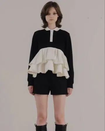 THE TOE Hydra Peplum Tops M